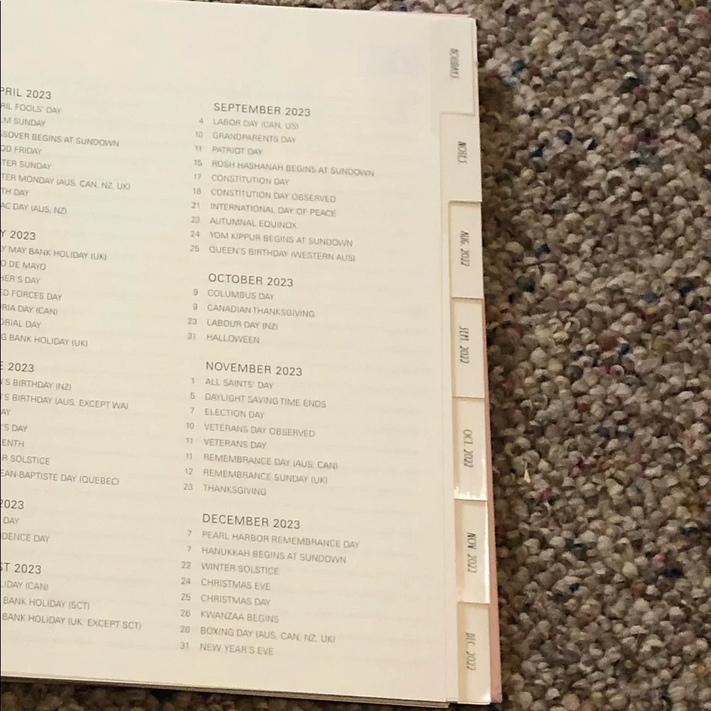 🆕 Rae Dunn MAKE IT HAPPEN Planner 2023 Pink - Picture 10 of 14
